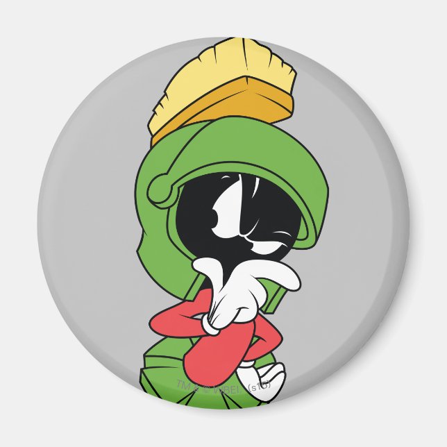 MARVIN MARTIAN™-TÄNKANDE MAGNET (Framsidan)