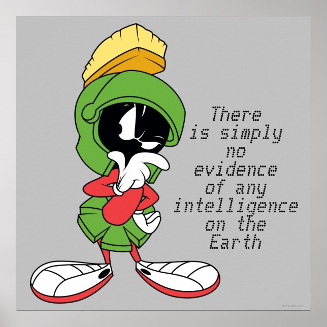 MARVIN MARTIAN™-TÄNKANDE POSTER (Framsidan)