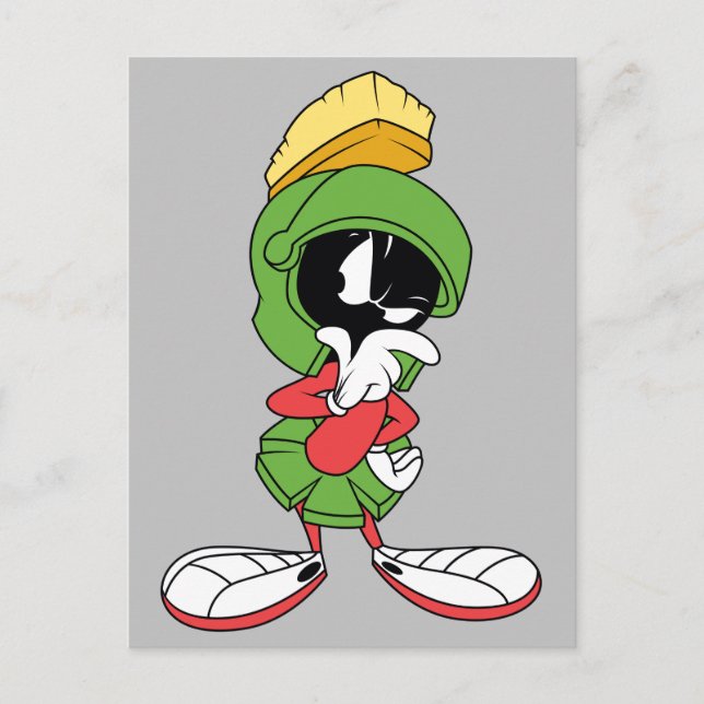 MARVIN MARTIAN™-TÄNKANDE VYKORT (Framsida)