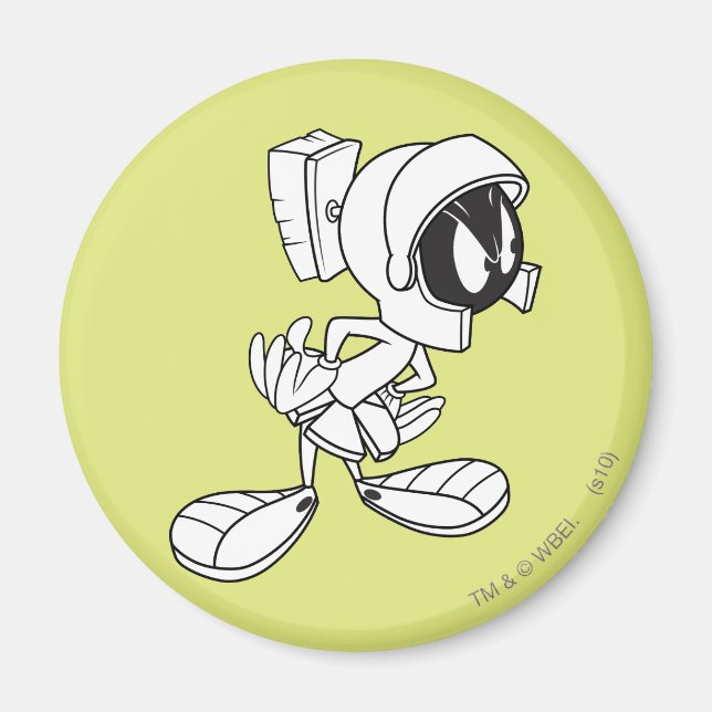 MARVIN MARTIAN™ Tittar BORT Magnet (Framsidan)