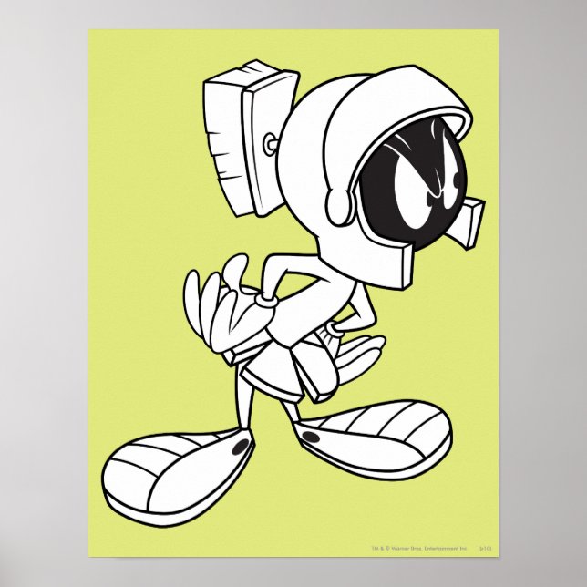 MARVIN MARTIAN™ Tittar BORT Poster (Framsidan)