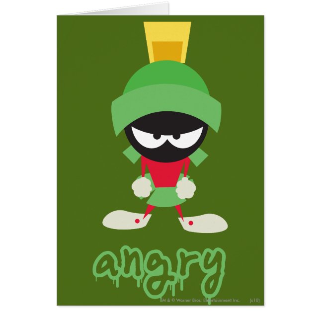 MARVIN MARTIAN™ Toppen Mad Hälsningskort (Framsidan)