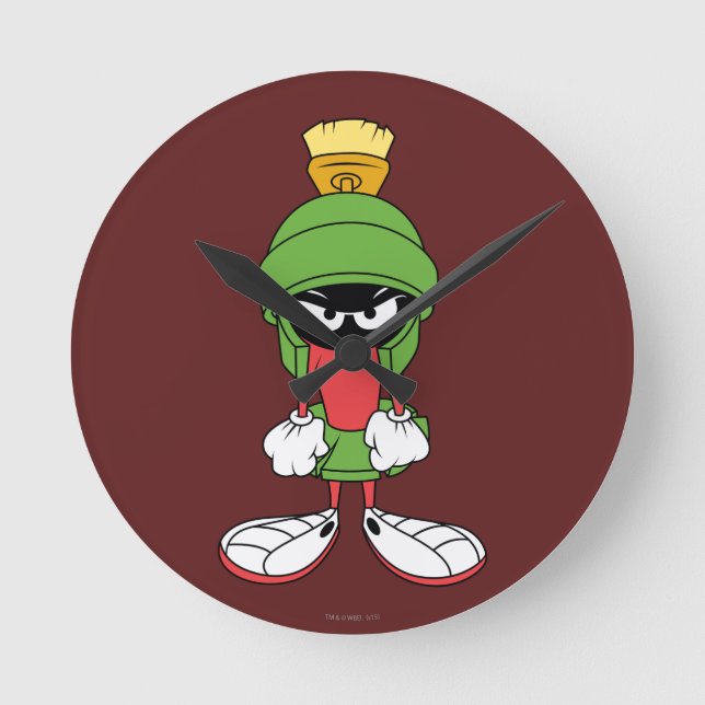 MARVIN MARTIAN™-UPPSÄTTNING RUND KLOCKA (Framsida)