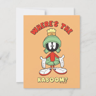 MARVIN MARTIAN™ Var är Kaboom? Anteckningskort