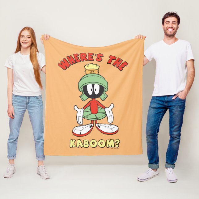 MARVIN MARTIAN™ Var är Kaboom? Fleecefilt (På plats)