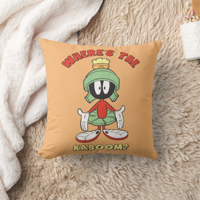MARVIN MARTIAN™ Var är Kaboom? Kudde (Filt)