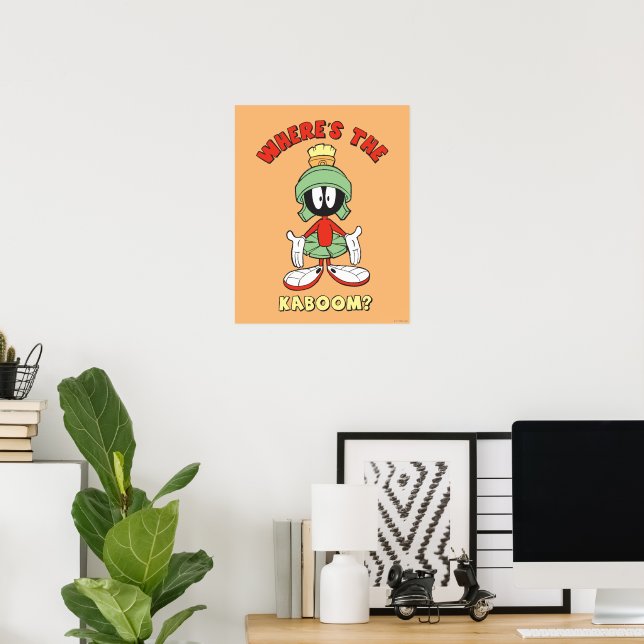 MARVIN MARTIAN™ Var är Kaboom? Poster (Hemmakontoret)