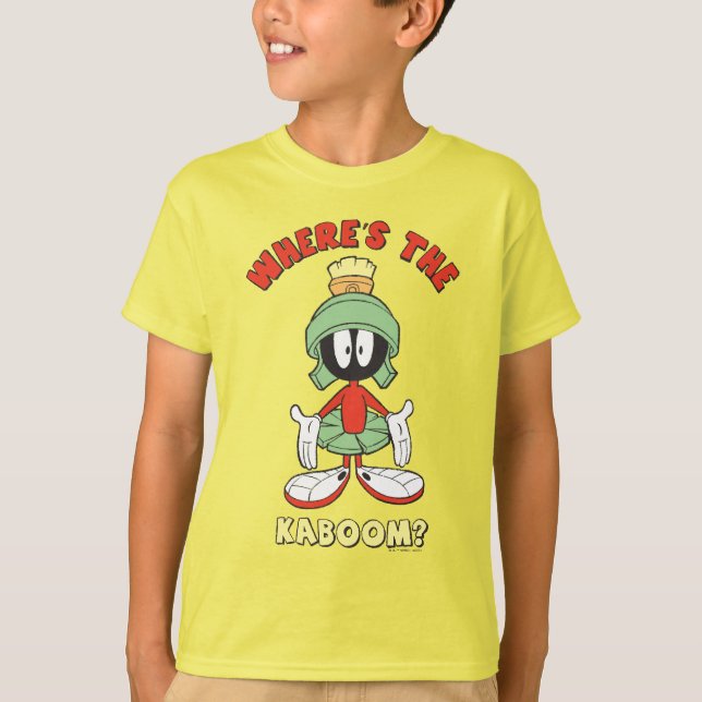 MARVIN MARTIAN™ Var är Kaboom? T Shirt (Framsida)