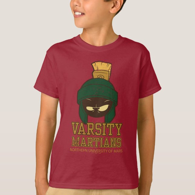 MARVIN MARTIAN™ Varsity Collegiate Graphic T Shirt (Framsida)