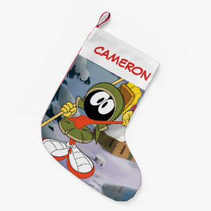 MARVIN MARTIAN™ Winter Cabin Liten Julstrumpa