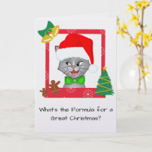 Marvin Math-katten Roligt julkort