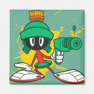 Marvin med Gun Magnet