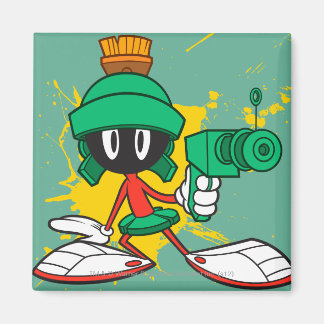 Marvin med Gun Magnet