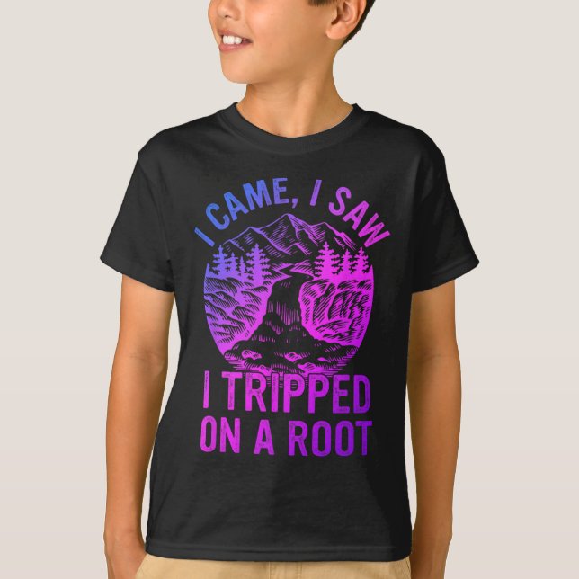 Marvin Mickelson Design Co. I Came I Saw I Tripped T Shirt (Framsida)