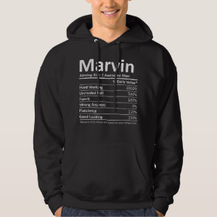 MARVIN Nutrition Funny Birthday Personlig Namn Hoodie