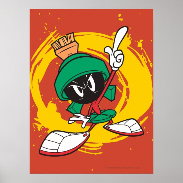 Marvin Pointing uppåt Poster (Framsidan)