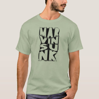 Marvin sjunken ljus skjorta tee shirt