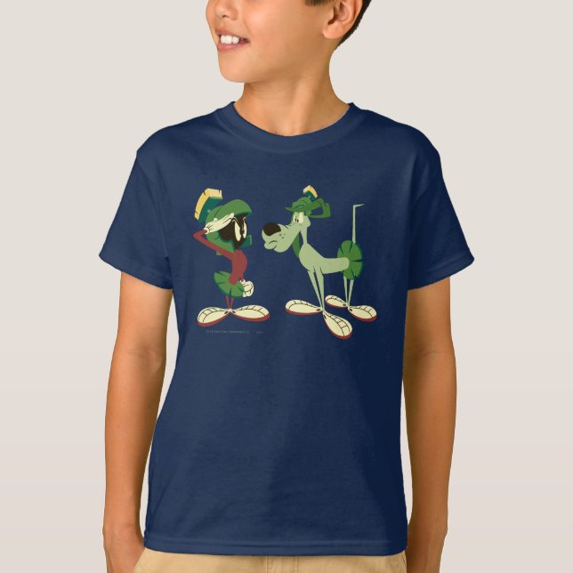 MARVIN THE MARTIAN™ and K-9 T Shirt (Framsida)
