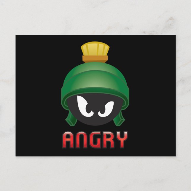 MARVIN THE MARTIAN™ Arg Emoji Vykort (Framsida)