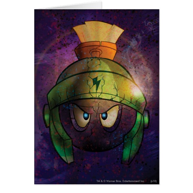 MARVIN THE MARTIAN™ Battle Hardened Hälsningskort (Framsidan)