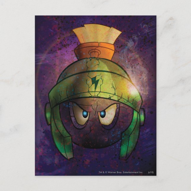 MARVIN THE MARTIAN™ Battle Hardened Vykort (Framsida)