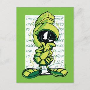 MARVIN THE MARTIAN™ Citat Sketch Vykort