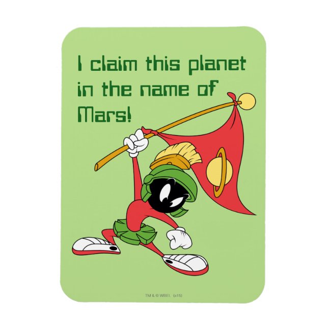 MARVIN THE MARTIAN™ Claimet Planet Magnet (Vertikal)