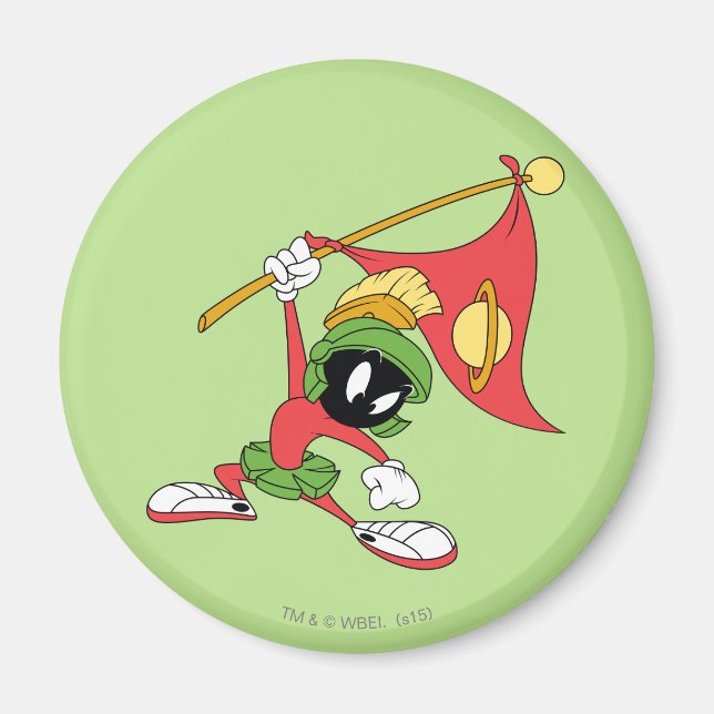 MARVIN THE MARTIAN™ Claimet Planet Magnet (Framsidan)