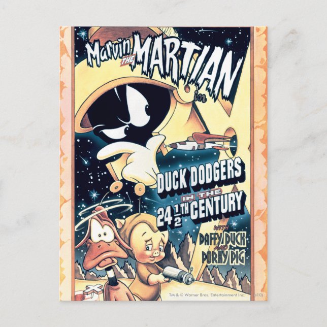 MARVIN THE MARTIAN™, DAFFY ANKA™ and Elmer Vykort (Framsida)