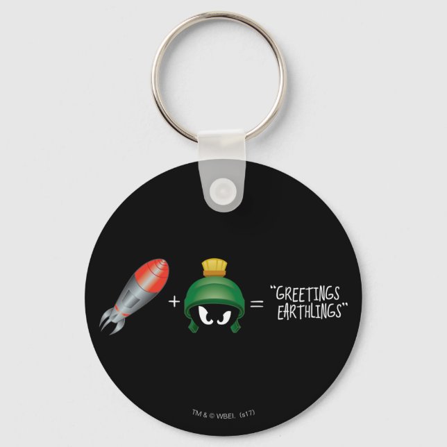 MARVIN THE MARTIAN™ Emoji Equation Nyckelring (Framsida)