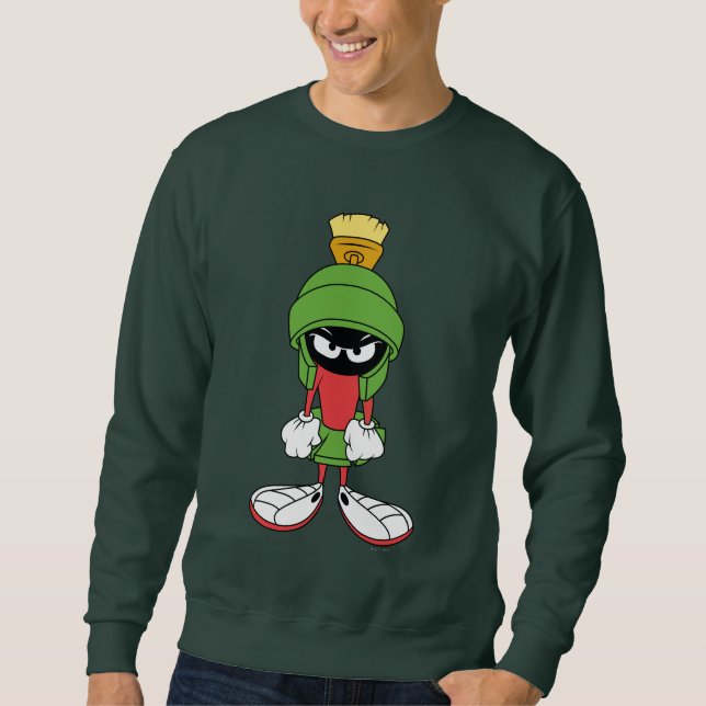 MARVIN THE MARTIAN™ Förargad Lång Ärmad Tröja (Framsida)