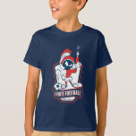 MARVIN THE MARTIAN™ "I Hate Football" Graphic T Shirt<br><div class="desc">Watch MARVIN THE MARTIAN™ stop the soccer ball in its tracks with a shot from his laser! Wear this as a funny graphic t-shirt,  mug,  or on a tote bag! Shop this design on even more custom Zazzle gifts!</div>