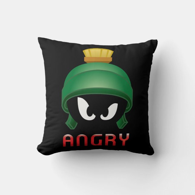 MARVIN THE MARTIAN™ Ilsken Emoji Kudde (Framsida)