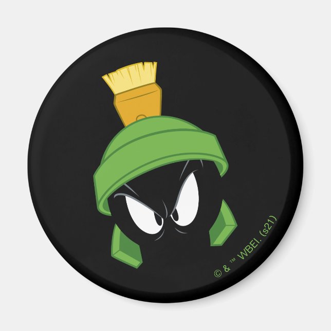MARVIN THE MARTIAN™ Ilsket Ansikte Magnet (Framsidan)