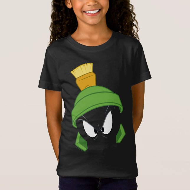 MARVIN THE MARTIAN™ Ilsket Ansikte T Shirt (Framsida)
