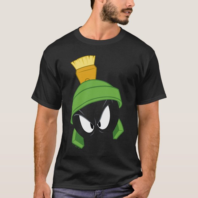 MARVIN THE MARTIAN™ Ilsket Ansikte T Shirt (Framsida)
