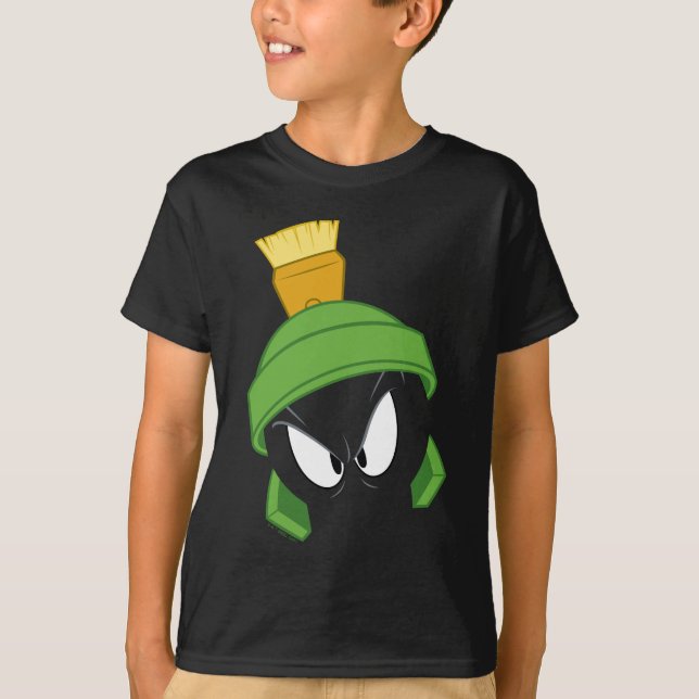 MARVIN THE MARTIAN™ Ilsket Ansikte T Shirt (Framsida)