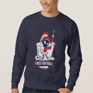 MARVIN THE MARTIAN™ "Jag hatar fotboll" Grafik Lång Ärmad Tröja