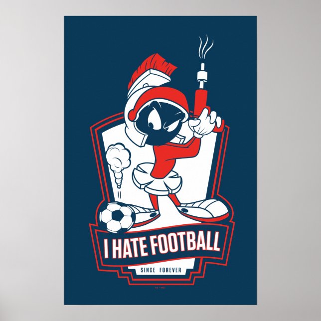 MARVIN THE MARTIAN™ "Jag hatar fotboll" Grafik Poster (Framsidan)