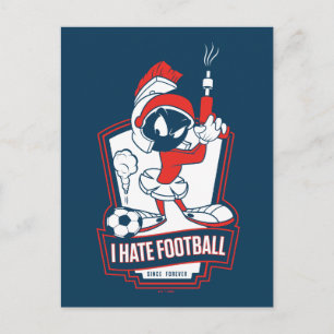 MARVIN THE MARTIAN™ "Jag hatar fotboll" Grafik Vykort