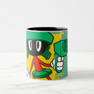 MARVIN THE MARTIAN™ Med en laser Två-Tonad Mugg