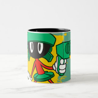 MARVIN THE MARTIAN™ Med en laser Två-Tonad Mugg