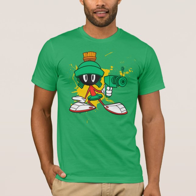 MARVIN THE MARTIAN™ Med laser T Shirt (Framsida)
