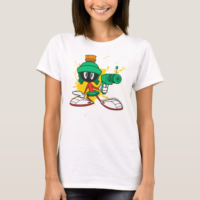 MARVIN THE MARTIAN™ Med laser Tee Shirt (Framsida)