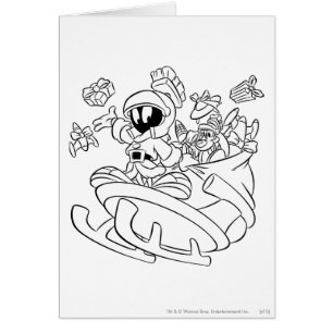 MARVIN THE MARTIAN™ med leksaker Hälsningskort