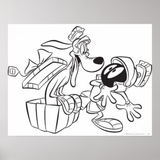 MARVIN THE MARTIAN™ och K-9 present överraskning Poster