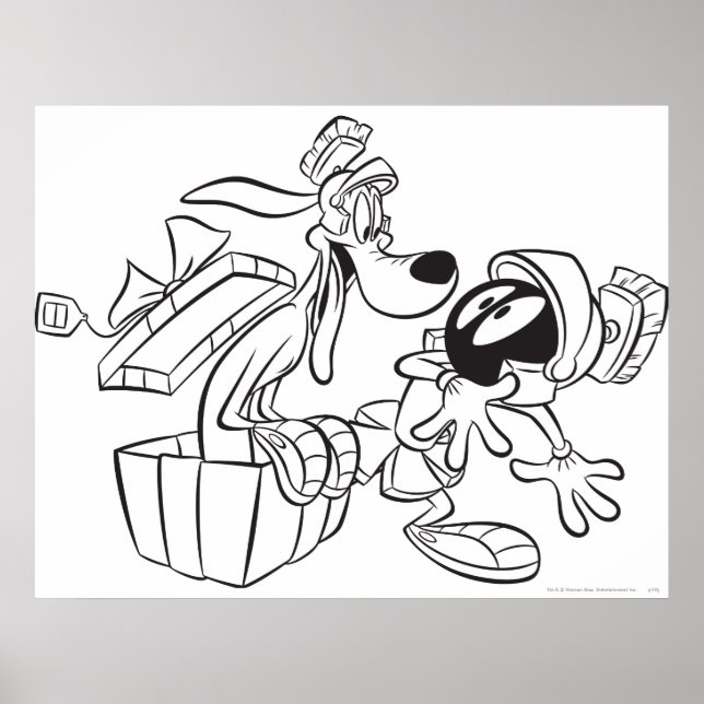 MARVIN THE MARTIAN™ och K-9 present överraskning Poster (Framsidan)