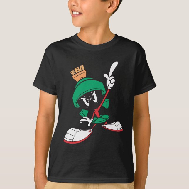 MARVIN THE MARTIAN™ Pekar Uppåt Tee Shirt (Framsida)