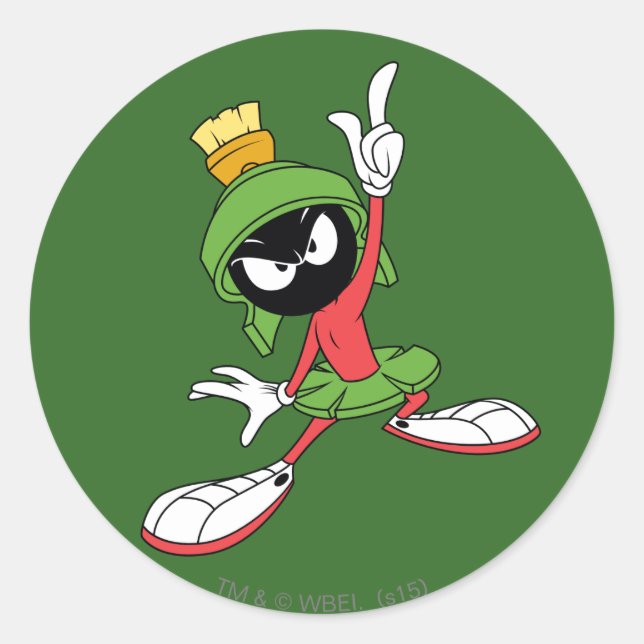 MARVIN THE MARTIAN™ Proklamation Runt Klistermärke (Framsida)