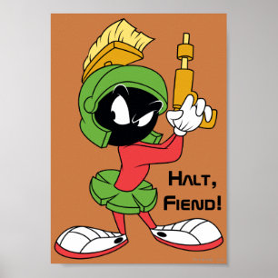 MARVIN THE MARTIAN™ Redo med laser Poster